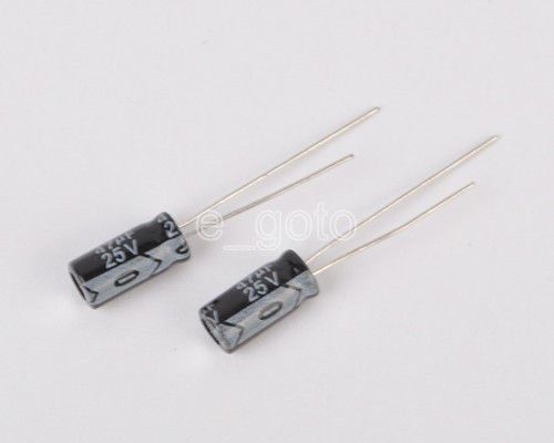 5pcs radial electrolytic capacitor 47uf 25v for sale