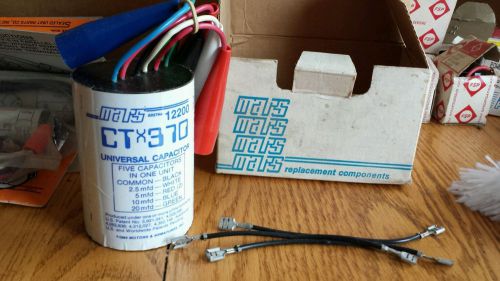 Lot of 2  mars 685744-12200 ctx370 universal capacitor see details for sale