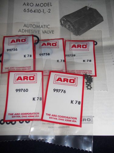 New aro, ingersoll rand,service kit= automatic adhesive valve 65641, # 637087 for sale