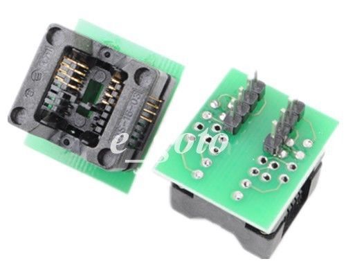 Soic8 sop8 to dip8 ez programmer adapter socket converter module 150mil for avr for sale