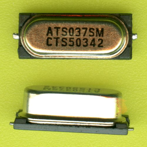 38x CTS ATS037SM CRYSTAL 3.6864MHz 20pF HC-49US SMD SMT UART SERIAL BAUD RATE †