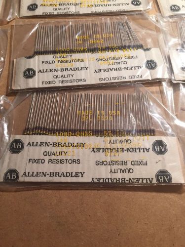 LOT of 500 1k Ohm Vintage Allen Bradley carbon Comp resistors NOS Packaged