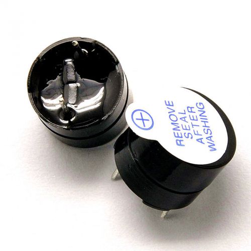 5pcs 5v active buzzer magnetic long continous beep tone alarm ringer 12mm for sale