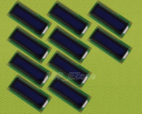 10pcs  16x2  1602 hd44780 character lcd  blue blacklight  display module lcm for sale