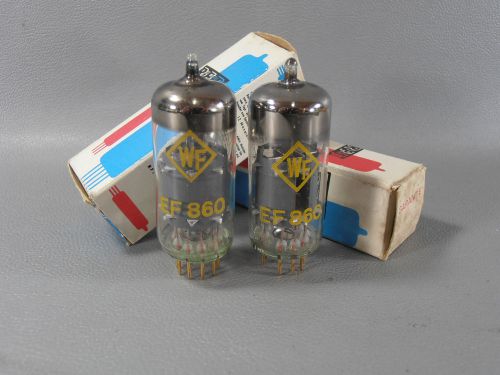 2 x funkwerk ef860 vintage vacuum pentode tubes // new!! for sale
