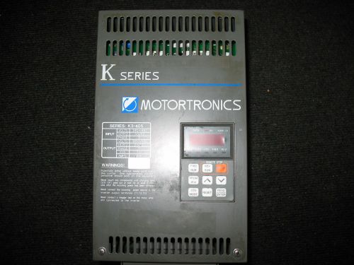 Motortronics k3-405 inverter drive 380-480 volt, 3 phase, 8.8 amps, 7 kva for sale