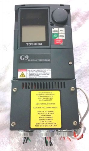 TOSHIBA G9 AUJUSTABLE SPEED DRIVE VFAS1-4015PL-X9 JUST REMOVED FROM WORKING UNIT