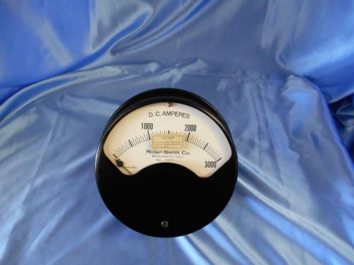 Roller smith no 305679 dc amp meter, scale 0-3000 amps, type nsd, new surplus for sale