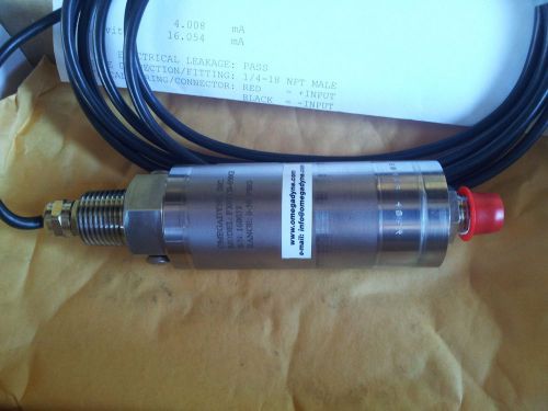 Omega instruments omegadyne pressure transducer px01c0 0-50 psig 4-20ma 1/4 mnpt for sale