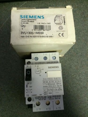 Nib siemens 3vu1300-1me00 circuit breaker for sale