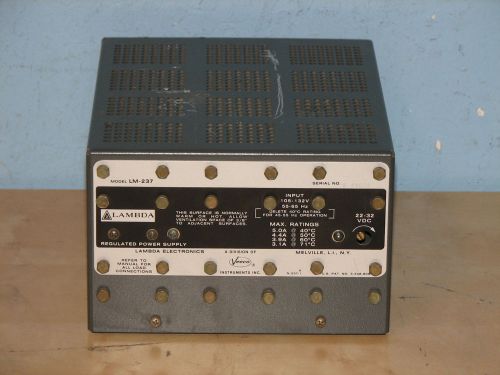 Lambda / tdk lm 237 regulated power supply lm-237 for sale