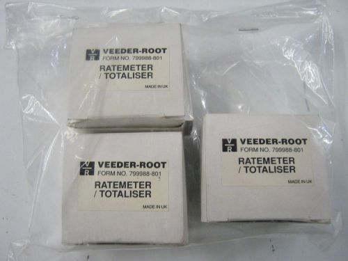 VEEDER-ROOT P/N 799988-801. RATEMATER/TOTALISER