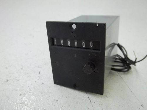 SODECO TCEBZ6E 4-DIGIT COUNTER *USED*
