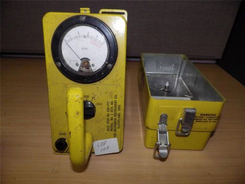 Vintage Gigger Counter O.C.D. Civil Defense The Victoreen Instrument Co. LDP 103