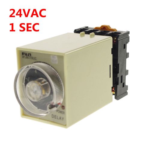 1a 24vac 0-1 second power off delay st3pf timer relay with socket base pf083a for sale