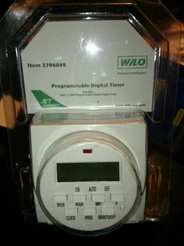 Wilo programmable digital timer