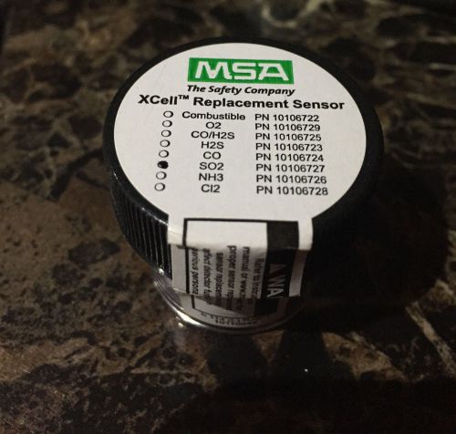 Msa #10106727 xcell so2 sensor, range: 0-20 ppm so2, resolution: 0.1 ppm for sale