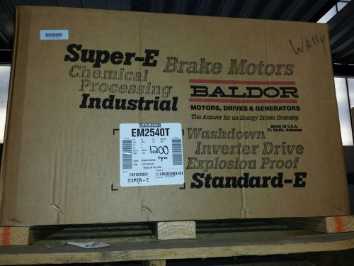 Em2540t baldor 40 hp, 1180 rpm new electric motor for sale