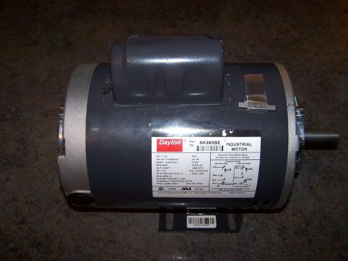 Dayton Electric Motor, ODP,1-1/2 HP, 3450 RPM, 56, 6K365BE