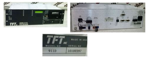 Tft 911d eas decoder for sale