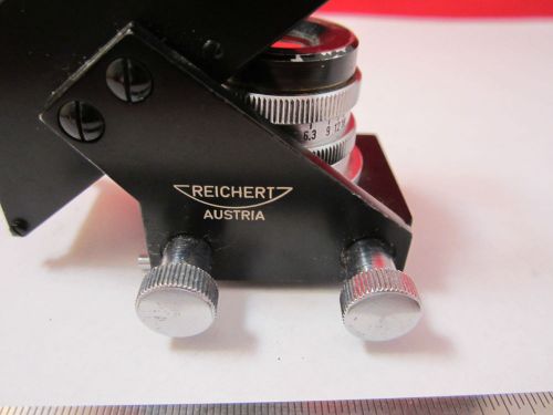 Microscope optical part reichert austria + objective italy optics  bin#pmel for sale