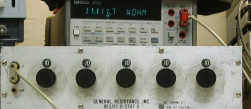 General Resistance 53A decade resistance box , NIST-cal&#039;d