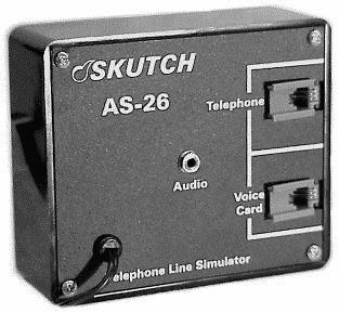 Skutch as-26 bi-directional telephone single-line simulator for sale