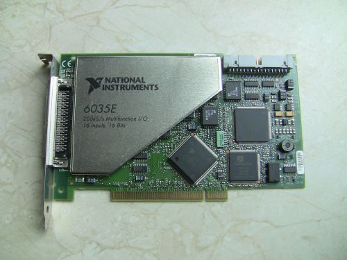 National Instruments PCI-6035E NI DAQ Card, 16 bit Analog Input, Multifunction