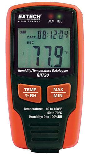 Extech RHT20 Humidity &amp; Temperature Datalogger; 16,000 readings
