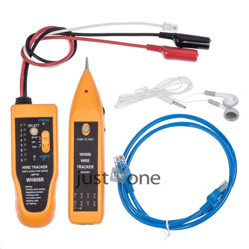 Telephone Phone Network Cable Wire Line RJ Tracker Toner Tracer Tester Bag Pack