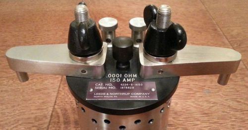 Leeds Northrup 0.0001 and 0.001 ohm standards 4224 4223