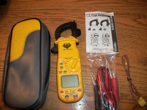 UEI DL379 G2 Phoenix Digital Clamp on Meter KIT W/ CASE AND LEADS PROBE CLIPS