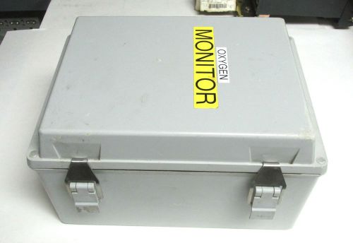 Advanced micro instr.oxygen deficiency monitor model 221 w/hoffman encl.. vq-19 for sale