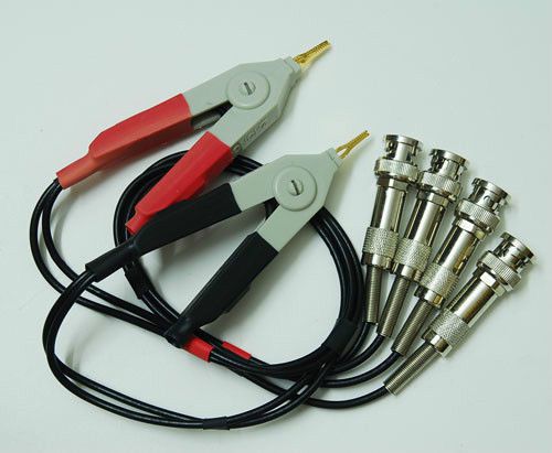 Lcr meter test leads / lcr test clip / terminal kelvin test wires with 4 bnc for sale
