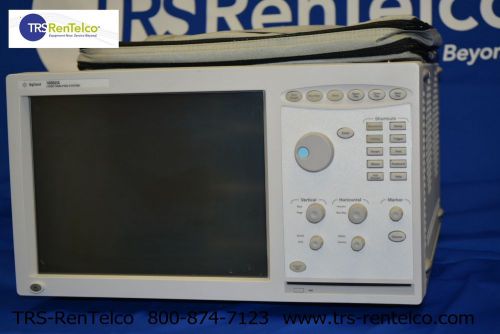 Agilent 16902a, 6 slot logic analyzer mainframe with display and 16911 plug-in for sale