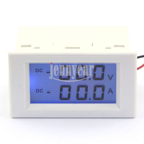 Digital DC Ampere Meter Voltmeter Amperemeter LCD Amp Voltage Gauge 0-199.9V/50A