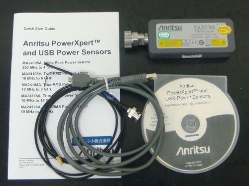 ANRITSU MA24118A 18GHz 100mW USB Power Sensor