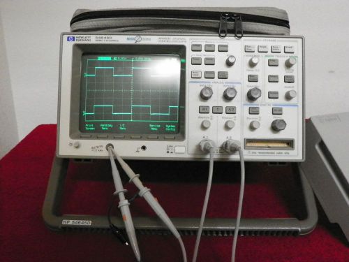 Hp 54645d 100mhz 2+16-chan mega zoom mixed signal  oscilloscope w/probes &amp; gpib for sale