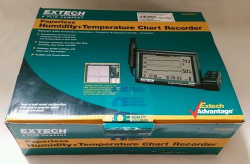 **NEW** EXTECH RH520A Humidity+Temperature Chart Recorder with Detachable Probe