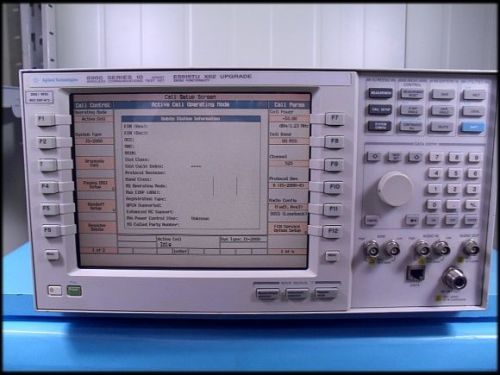 Agilent e5515tu/003 only(h/w 4.3)-x62 upgrade wireless communications test set for sale