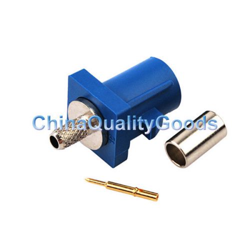 Fakra crimp male connector for blue gps telematics or navigation for sale