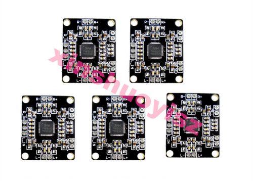 [5x] pam8610 2*15w dual channel stereo class d amplifier board 12v for sale