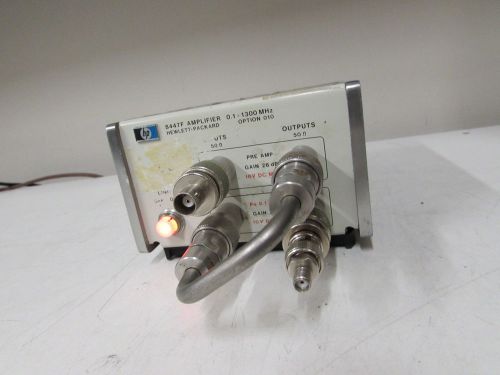 Agilent/keysight/hp 8447f amplifier 0.1-1300 mhz, opt 010 for sale