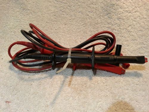 fluke leads / probes / alligator clips electrical testing electrician lot 2
