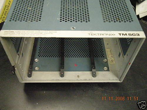 Tektronix tm 5033 3 compartment case for plug ins for sale