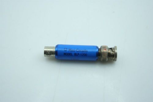 Mini-circuits blp-1200 low pass filter lpf 0.5w bnc tested  by the spec for sale