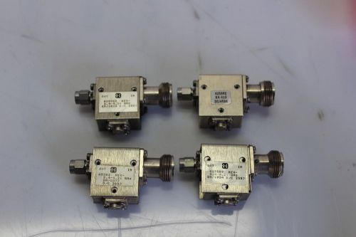 Lot of 4 harris isolator 3.6 - 4.2 ghz sma n type a25582 for sale