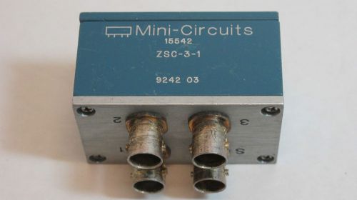 Mini-Circuits ZSC-3-1  3way Power Splitter. 1 to 200MHz,  BNC(F).