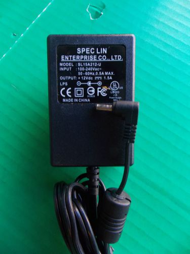 AC Power Adapter Supply SPEC-LIN SL15A212-U For Enterprises Portable DVD Player
