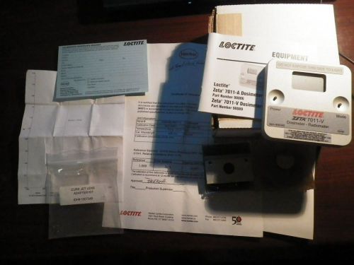 Brand new loctite zeta 7011-v dosimeter radiometer with cure jet lens adapter ki for sale
